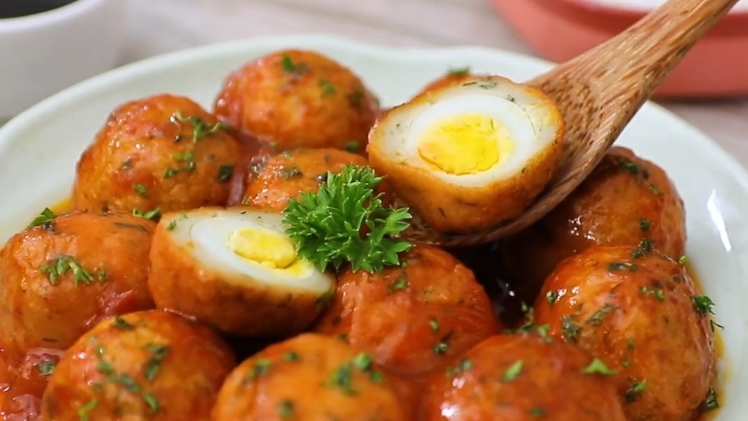 Cá viên trứng cút